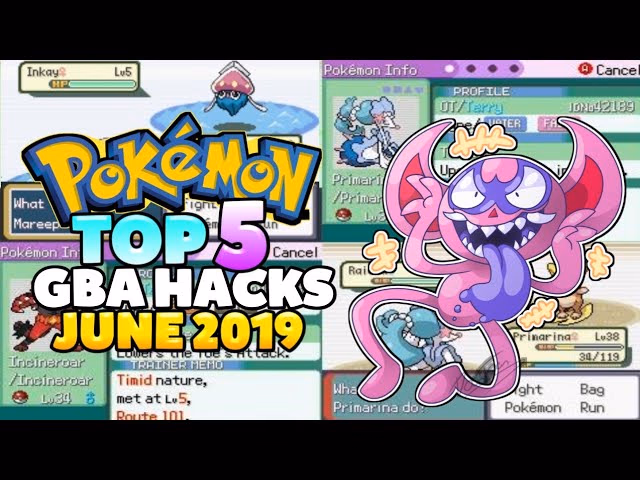 Top 5 Pokémon GBA Rom Hacks of June! (2019)